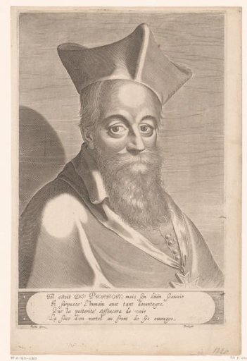 Portrait of Jacques Davy du Perron