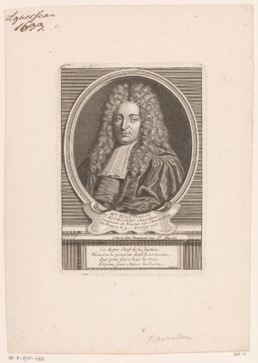 Portrait of Henri François d'Aguesseau