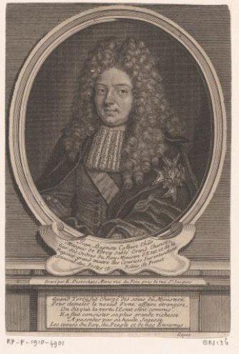 Portrait of Jean-Baptiste Colbert, marquis of Torcy