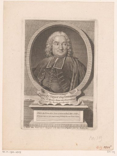 Portrait of Pierre Desfontaines