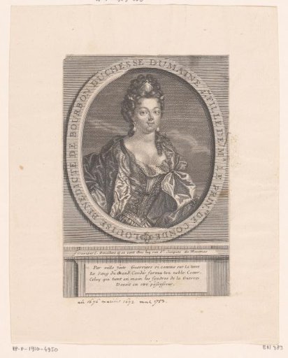 Portrait of Louise Bénédicte de Bourbon