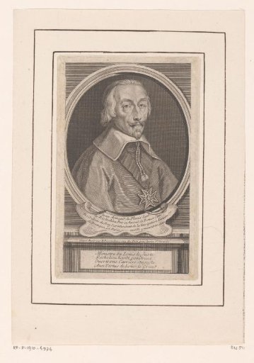 Portrait of Armand-Jean du Plessis, Duke of Richelieu