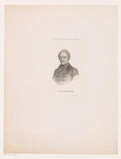 Portrait of Amable Guillaume Prosper Brugière (baron de Barante)