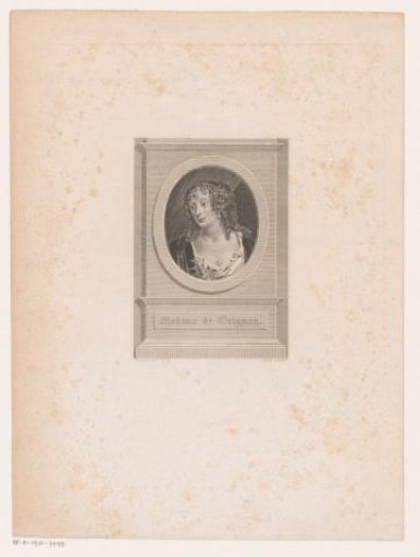 Portrait of Françoise-Marguerite de Sévigné