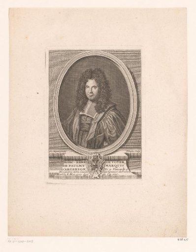 Portrait of Marc René de Voyer de Paulmy d'Argenson