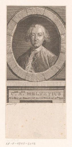 Portrait of Claude Adrien Helvétius