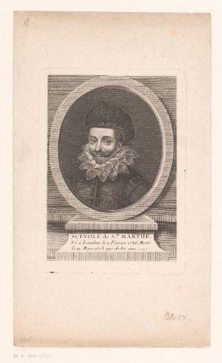Portrait of Scévole de Sainte-Marthe