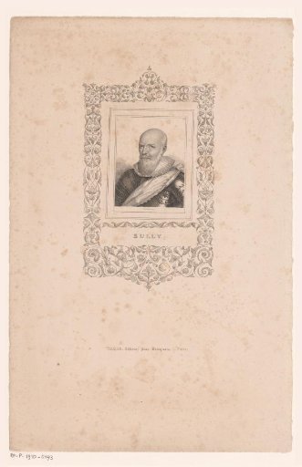 Portrait of Maximilien de Béthune, Baron of Rosny and Duke of Sully