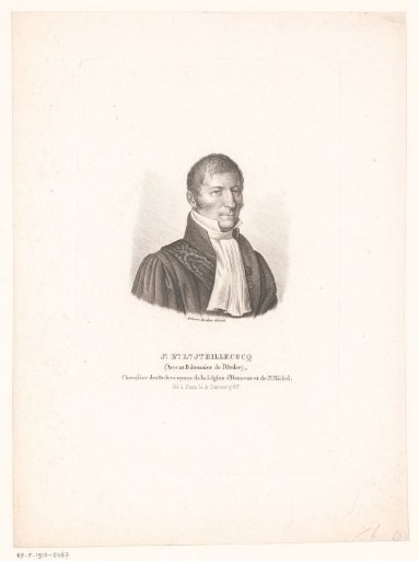 Portrait of Jean Baptiste Louis Joseph Billecocq