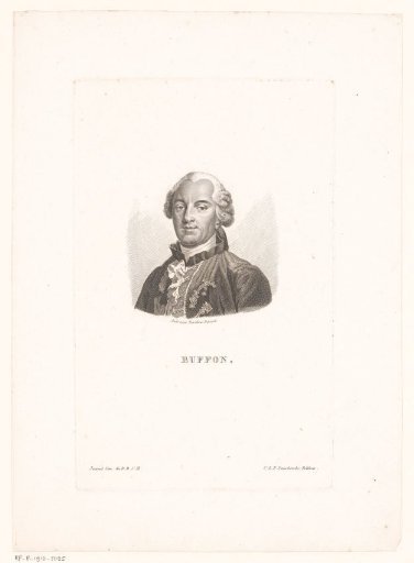 Portrait of Georges-Louis Leclerc, Count of Buffon