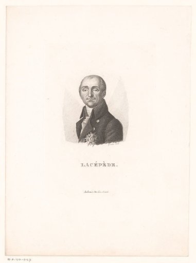 Portrait of Bernard Germain de Lacépède