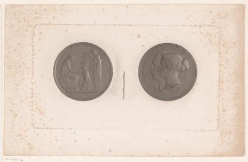Medal with portraits of Albert of Saxe-Coburg and Gotha and Victoria of the United Kingdom