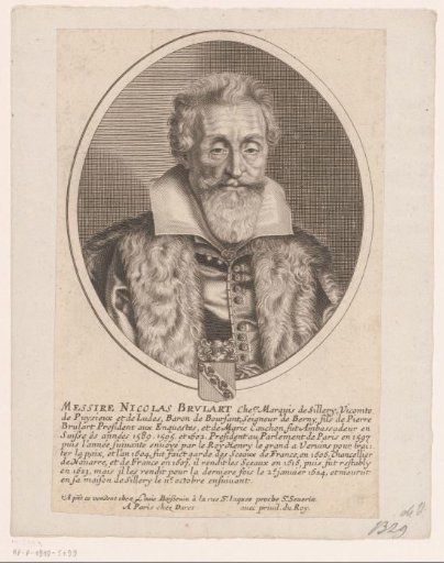 Portrait of Nicolas Brulart de Sillery
