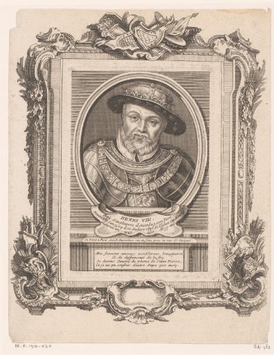 Portrait of Henry VIII, King of England and Ireland