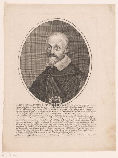 Portrait of Scévole de Sainte-Marthe