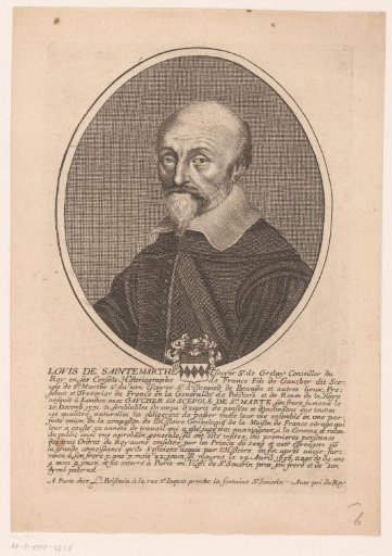 Portrait of Louis de Sainte-Marthe
