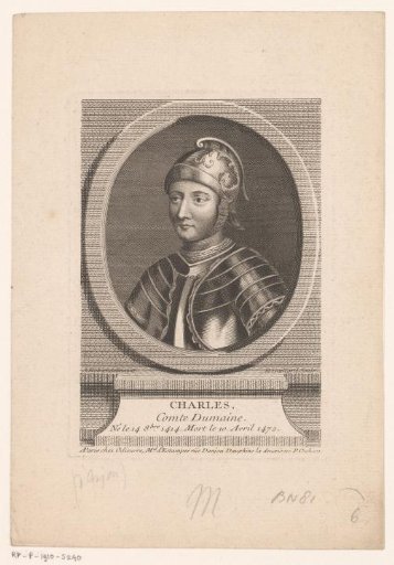 Portrait of Charles IV of Maine