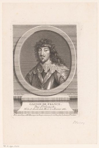 Portrait of Gaston Jean-Baptiste, Duke of Orléans