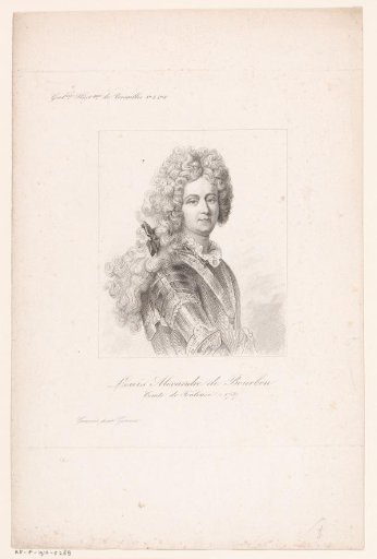 Portrait of Louis Alexander de Bourbon, Count of Toulouse