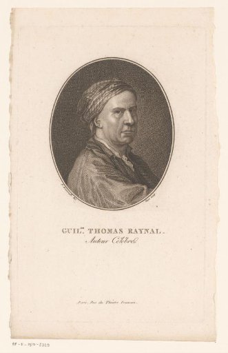 Portrait of Guillaume-Thomas François Raynal