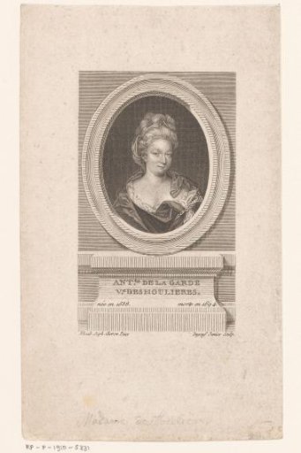 Portrait of Antoinette Du Ligier de la Garde Deshoulières