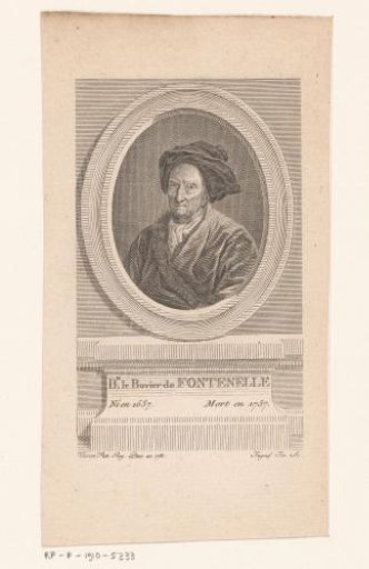 Portrait of Bernard Le Bovier de Fontenelle