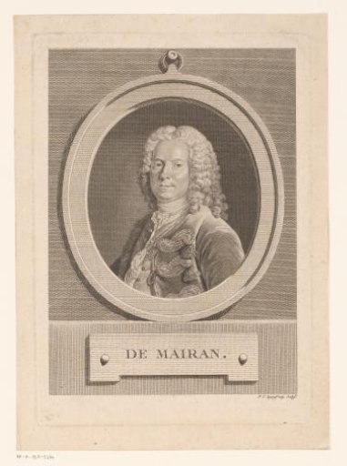 Portrait of Jean Jacques de Mairan