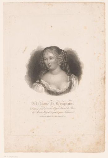 Portrait of Françoise de Sévigné