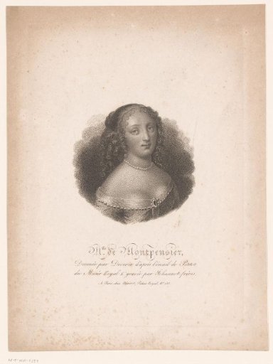 Portrait of Anne Marie Louise of Orléans