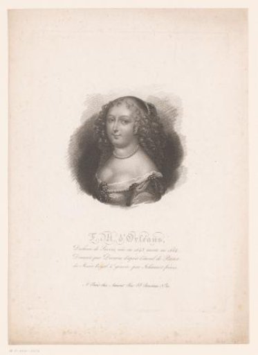 Portrait of Françoise Madeleine of Orléans