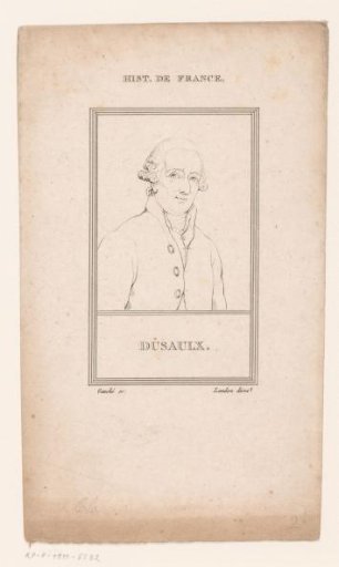Portrait of Jean Dussaulx