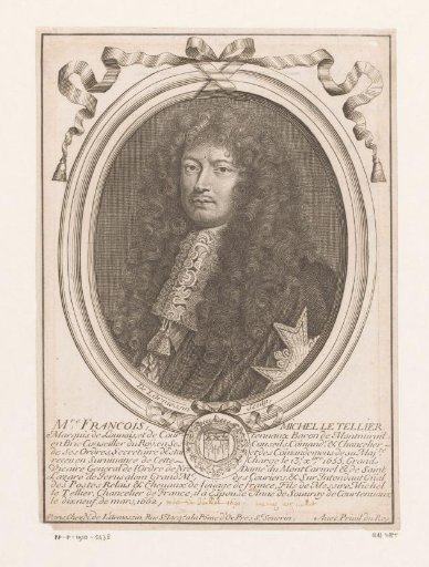 Portrait of François-Michel Le Tellier, Marquis de Louvois