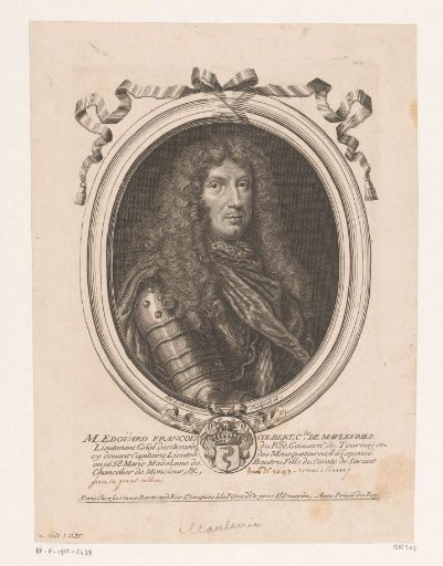 Portrait of Édouard-François Colbert de Maulévrier
