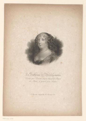 Portrait of Anne Marie Louise of Orléans