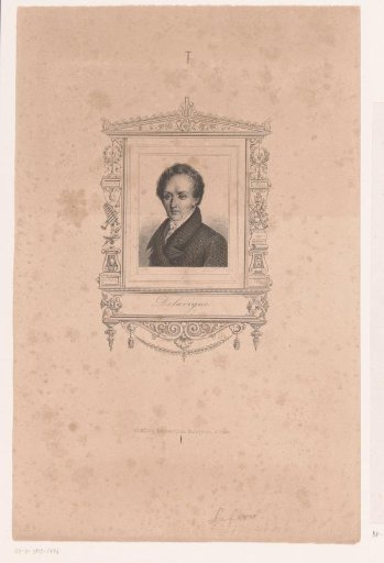 Portrait of Casimir Delavigne