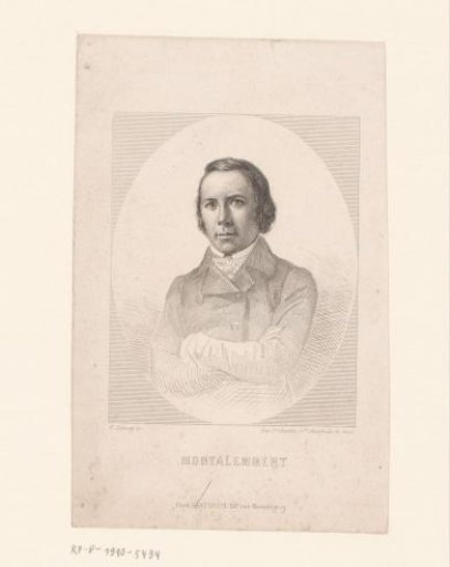 Portrait of Charles de Montalembert