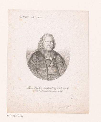 Portrait of Jean-Baptiste de Machault d'Arnouville