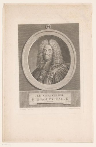 Portrait of Henri François d'Aguesseau