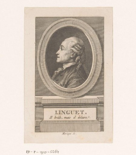 Portrait of Simon-Nicolas Henri Linguet