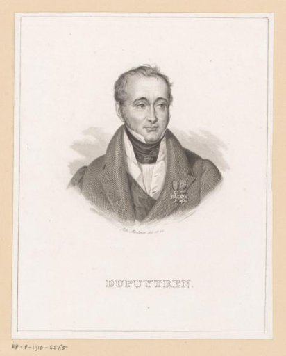 Portrait of Guillaume Dupuytren