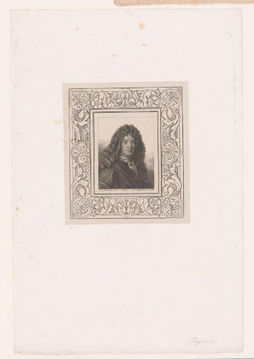 Portrait of Jean-François Regnard in an ornamental frame