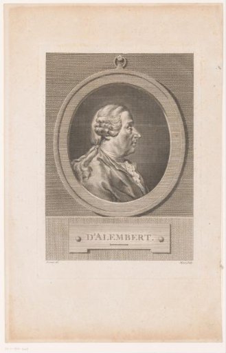 Portrait of Jean le Rond d'Alembert