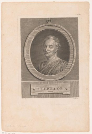 Portrait of Prosper Jolyot de Crébillon