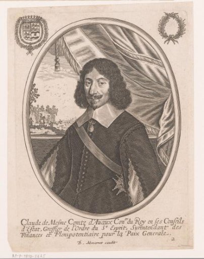 Portrait of Claude de Mesmes, Count of Avaux