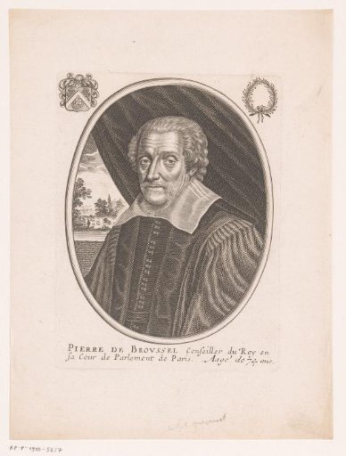Portrait of Pierre Broussel at the age of 74