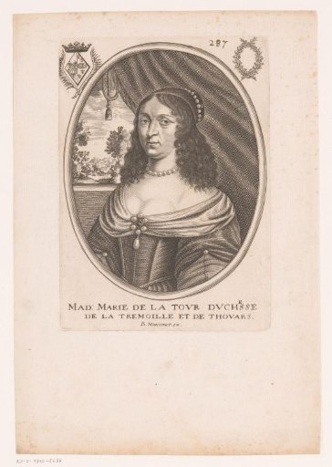 Portrait of Marie de la Tour d'Auvergne