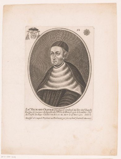 Portrait of Richard Olivier de Longueil