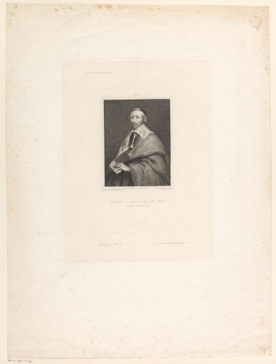 Portrait of Armand-Jean du Plessis, Duke of Richelieu