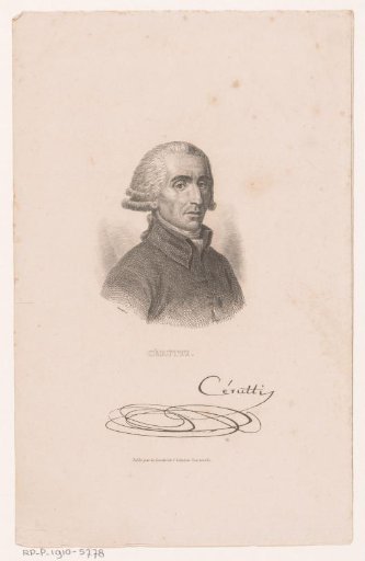 Portrait of Joseph Antoine Joachim Cerutti