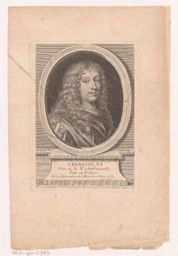 Portrait of François VI de La Rochefoucauld
